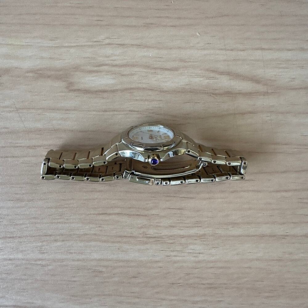 Seiko Le Grand Sport Gold Tone Watch White - Picture 3 of 3